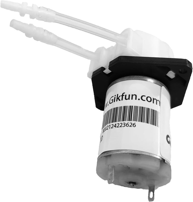 Gikfun 12V DC Peristaltic Dosing Pump Liquid Pump for Aquarium Lab Analytic DIY EK1977 (Flat Angle) - Image 1